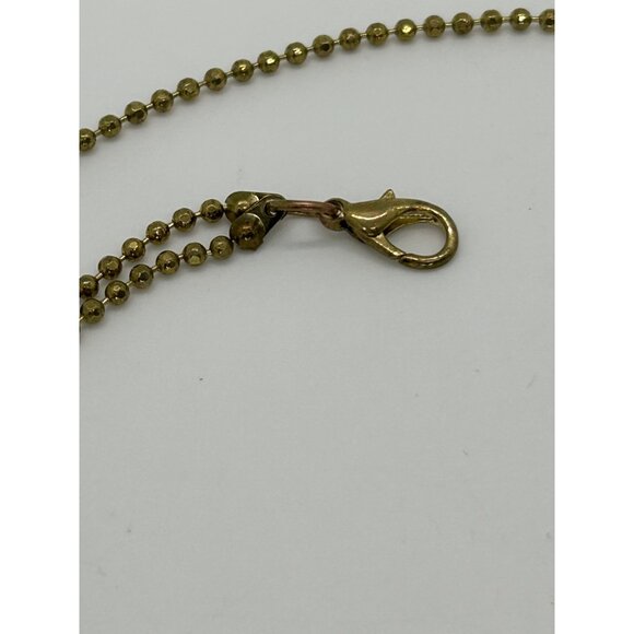 Gold-tone Rhinestone Chainmail Bib Necklace Fringed Chain Statement Boho Chic - Picture 12 of 14